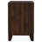 Anza Walnut 2-Drawer Nightstand Bedside Table