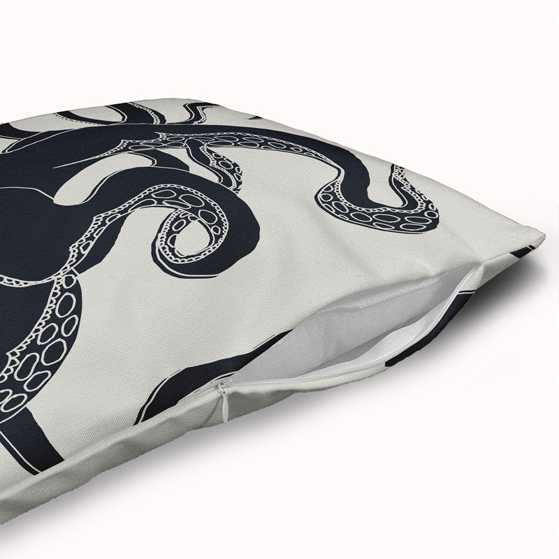 Cullompt Square Cushion, 60cm H x 60cm W x 15cm D, Shark Blue