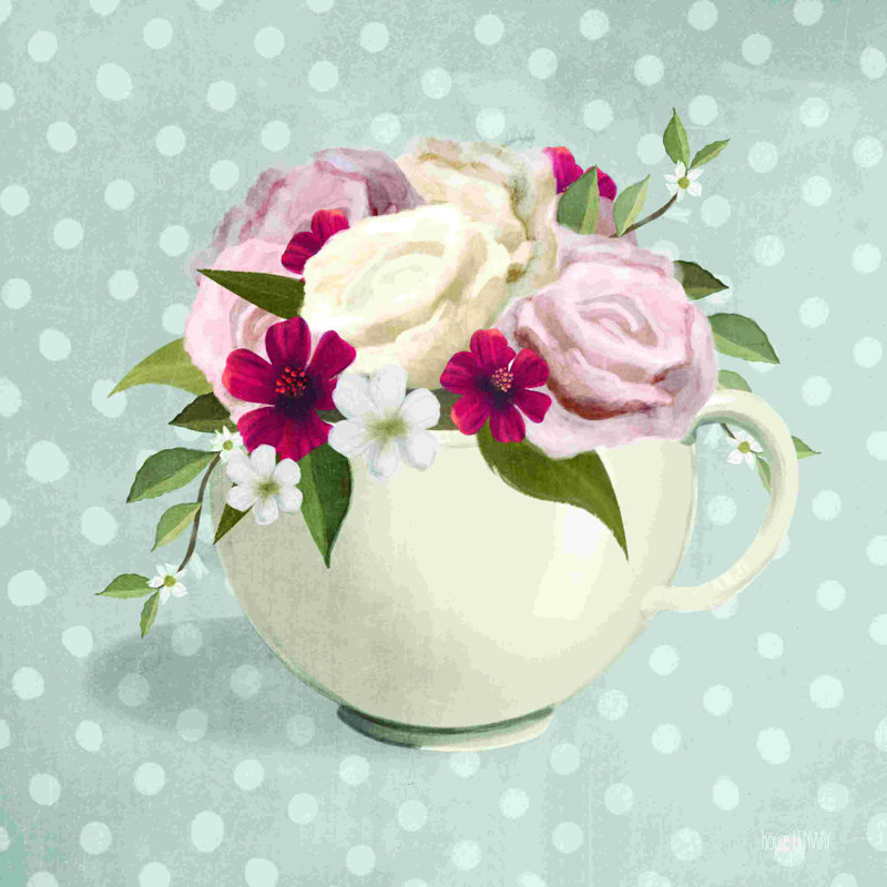 Pois café-thé rose 2885795, H 36 po x l 36 po