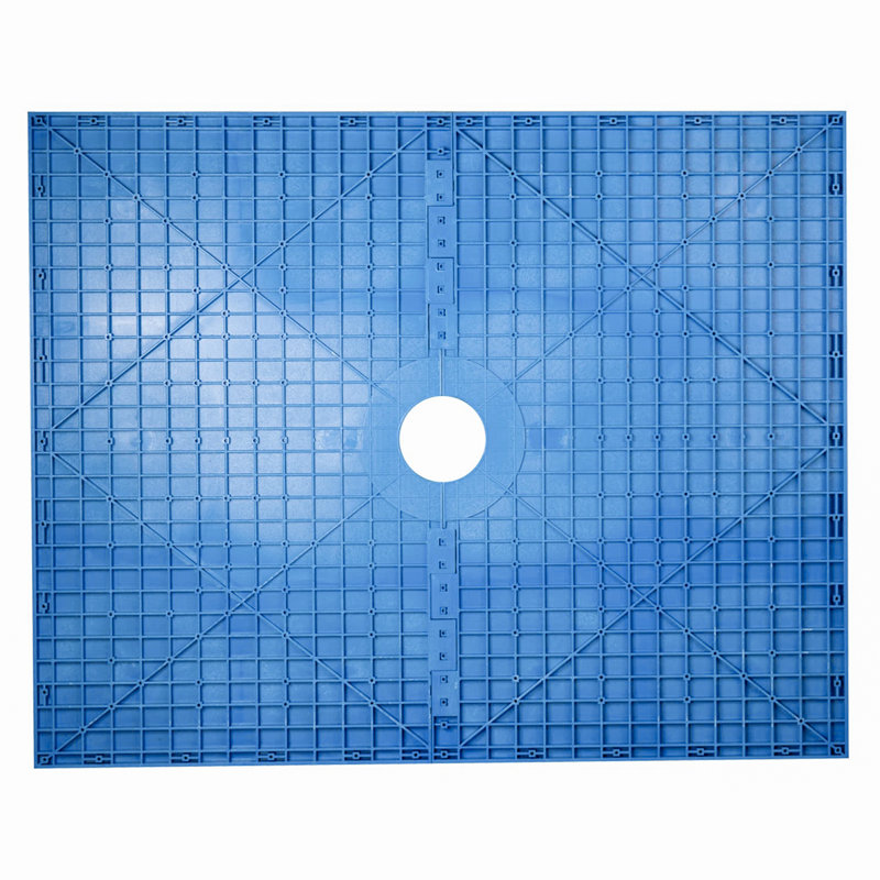 Uni-green 2 Pcs Interlocking Shower Pan 60x48" Cut-to-fit, Built-to-last Ugdp002