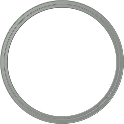 84 anneaux de plafond Milton 84 3/4 po x P 74 1/4 po x l 5 1/4 po x P 1 po