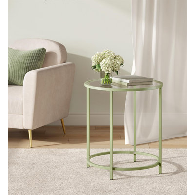 Deckland Glass Top End Table