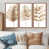 Toile avec cadre flottant brun