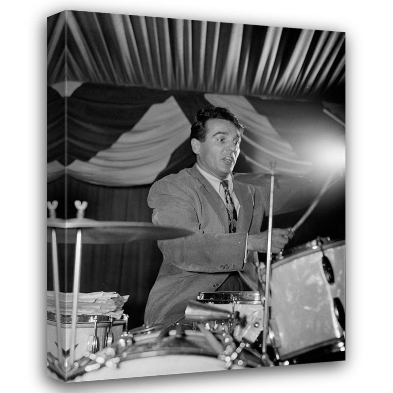 «Red Barrel Studio®» par Gottlieb, William, art sur toile tendue sous le titre: Gene Krupa, H 47 po x l 36 po