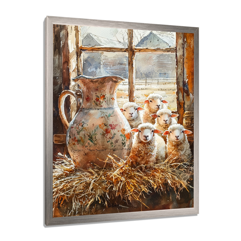 Doruk - animaux, art mural, salon, H 32 po x l 24 po, Reproduction encadrée d'une seule photo, Argent argent
