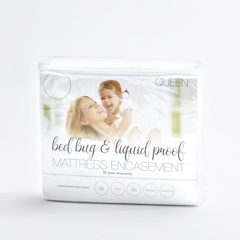 Twin XL White Bed Bug & Spill Proof Mattress Protector