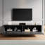 Hangable and floor standing TV stand in high-gloss UV panel-206552525-206552526