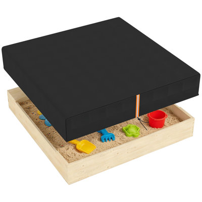 AIYAPLAY Sandbox Cover Square Sandpit Cover Waterproof