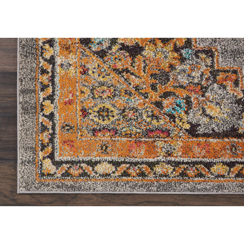 Tapis traditionnel bohème Veronique, Rectangle 5 pi 3 po x 7 pi 3 po