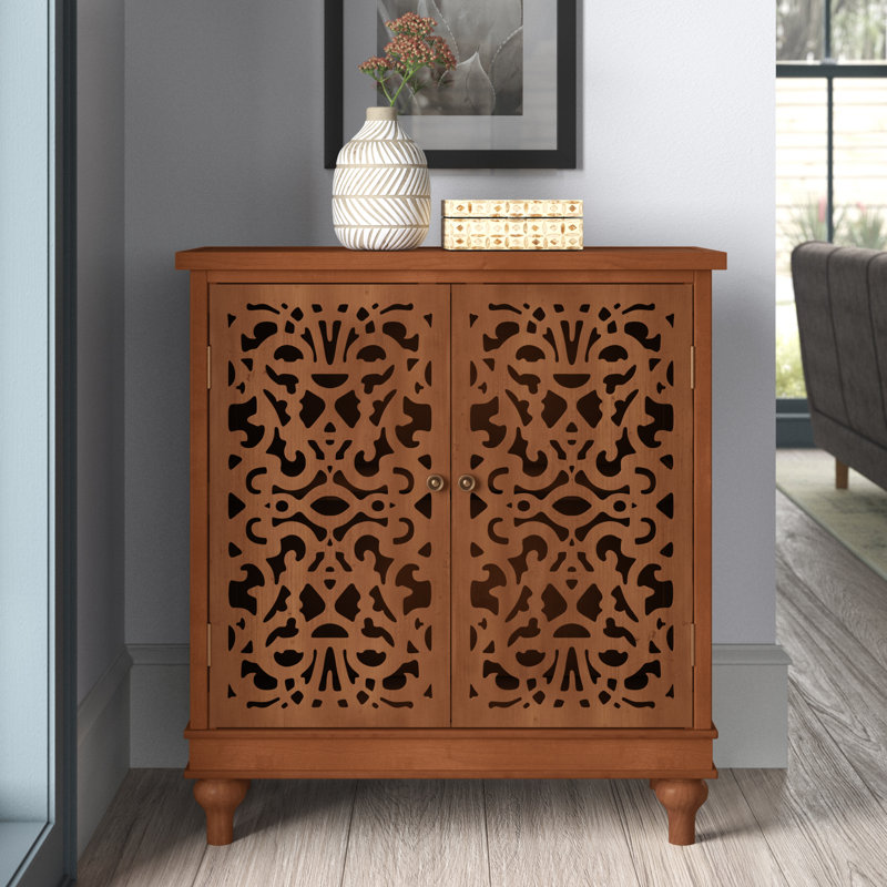 Ewalt Accent Chest, 34.3" H x 31.5" W x 15" D, Brown