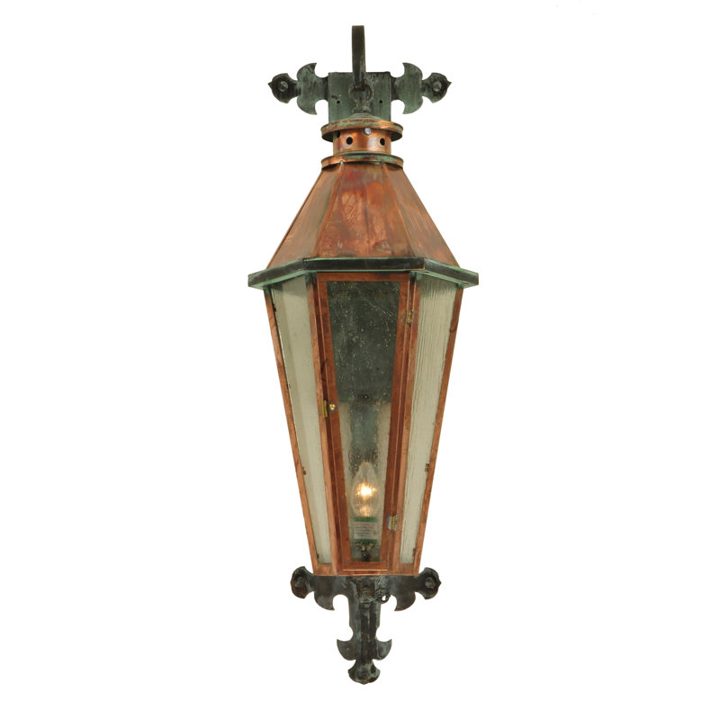 Millesime 1 - Light Outdoor Wall Lantern, 42" H x 14" W x 13" D