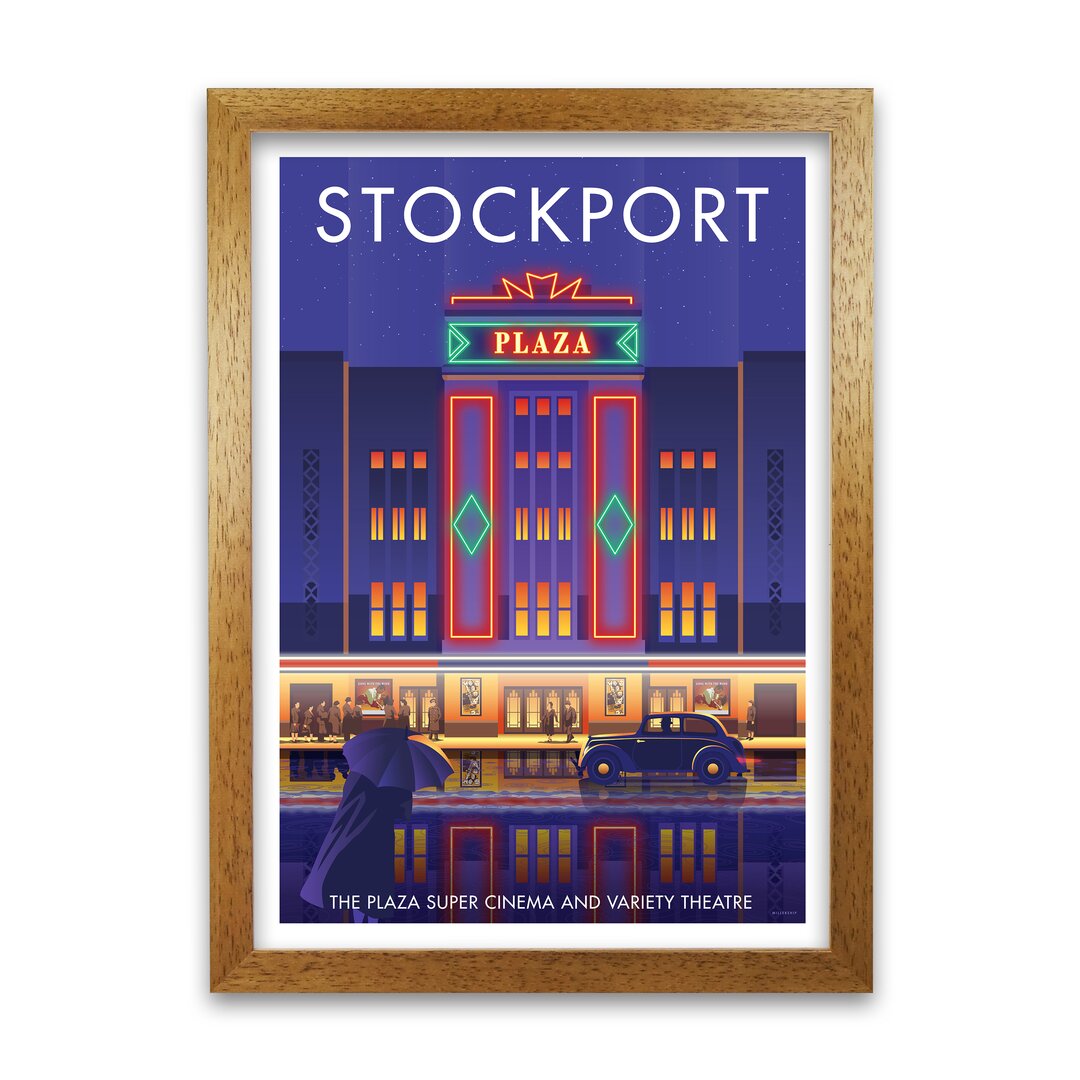 Grafikdruck Stockport Plaza von Stephen Millership