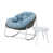 Coussin vert pâle / structure blanche n'est pas disponible