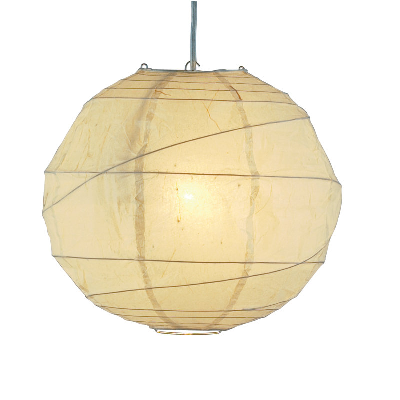 Daughtry 1 - Light Natural Single Pendant, Large
