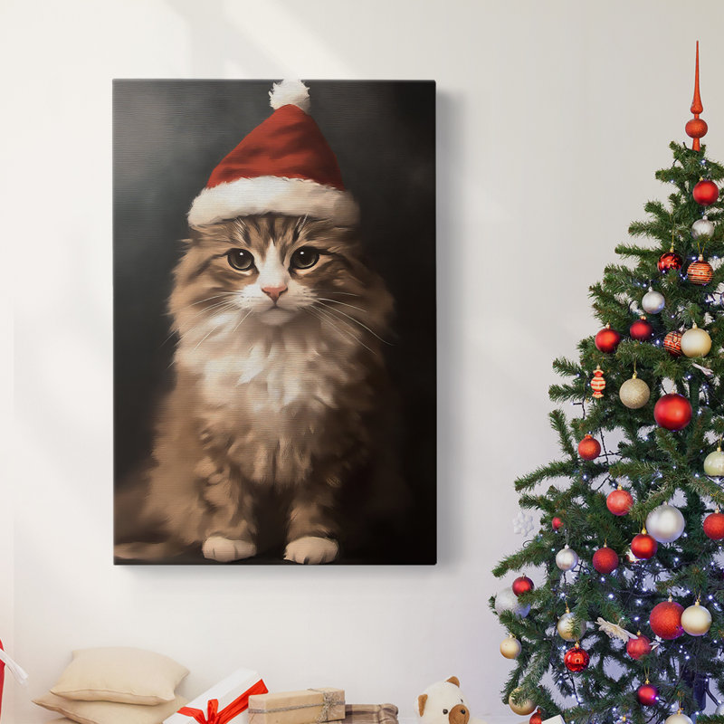 Art des Fêtes de Noël - Toile tendue avec châssis - série 2-LVI, H 27 po x l 18 po