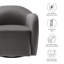 Fauteuil pivotant en velours Compose Performance-105239524