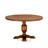 5-Piece Dining Table Set with Polyester Fabric 4 Black Parson chairs, Button-Tufted Backs, and a 54"Round Dinner Table in Antique Walnut Finish.-537501452-537501460