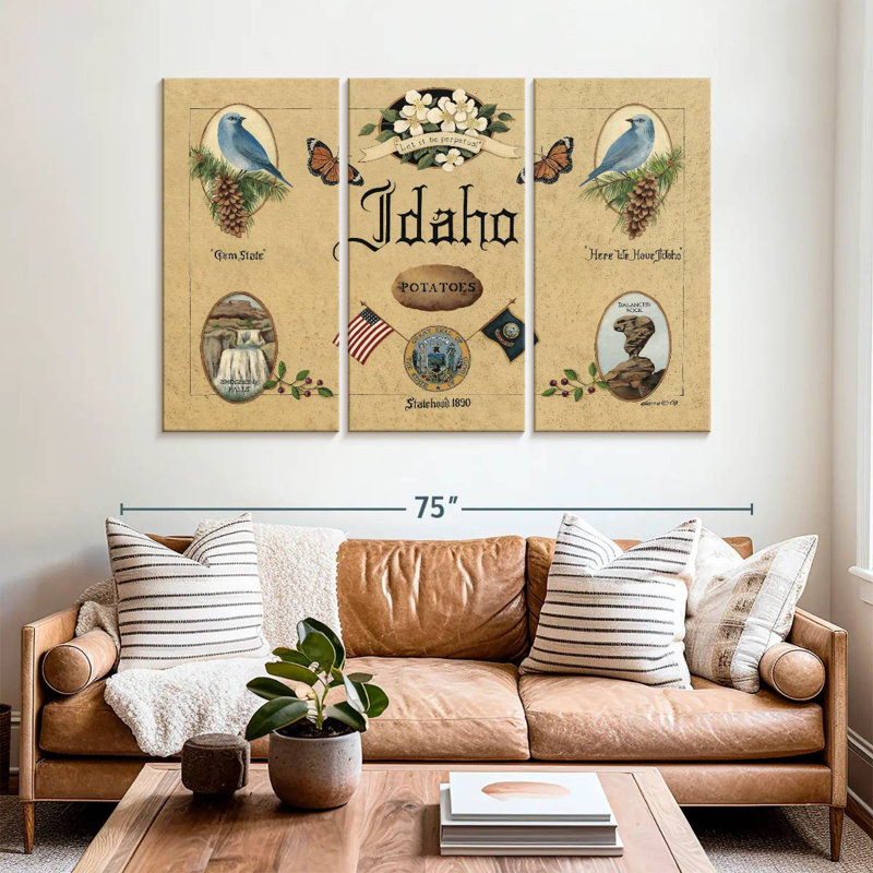 Idahoe, 42" H x 65" W