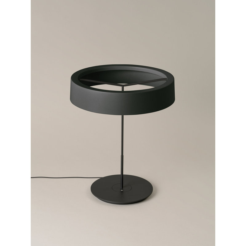 Metal Table Lamp, Graphite, Black
