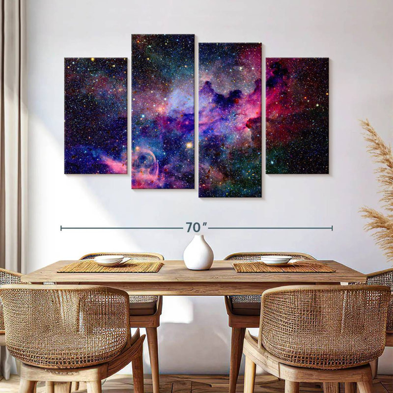 Oberle Galaxy Space Nebula, 42" H x 68" W