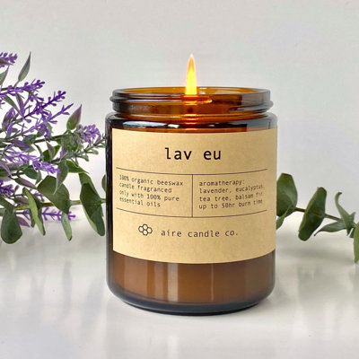 Lav Eu Scented Jar Candle