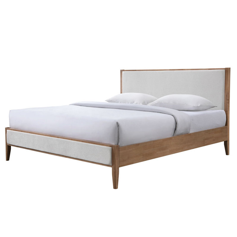 Giuliano Channel Tufted Bed, RV King, Ivory/Natural