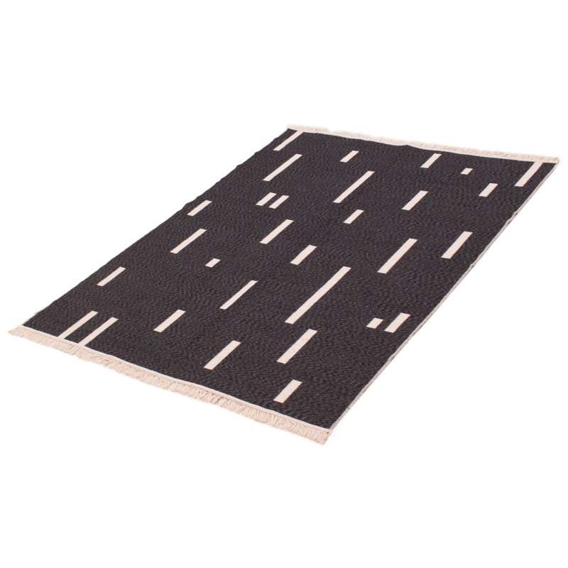 Kazumasa Cotton Geometric Indoor Rug