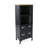 Blaine Industrial Metal Display Cabinet