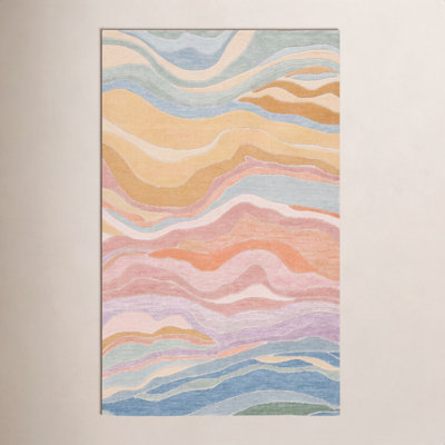 Hand-Tufted Abstract Rug