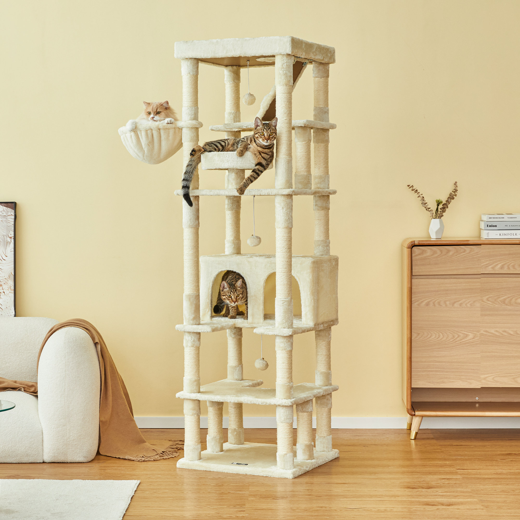 Tucker Murphy Pet™ 75" Amariani Large Cat Tree & Reviews Wayfair