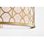 Lustre tambour unique à 3 lumières