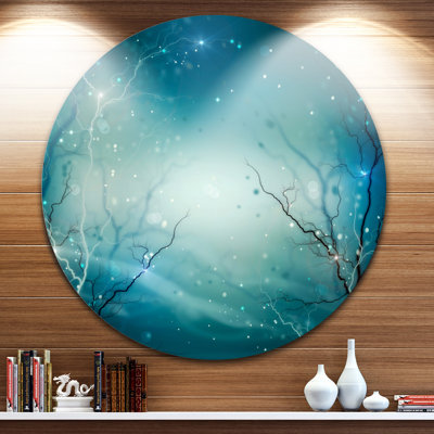 « blue winter imaginaire forest », impression
