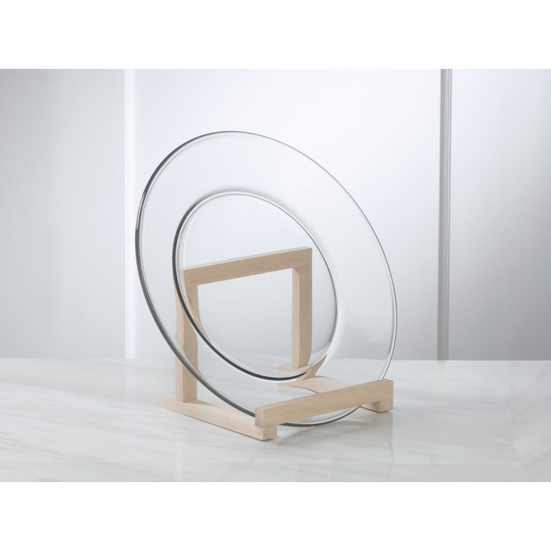 Grand plateau en bois et bol, Grand