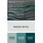 Toile horizontale rayée turquoise, gris clair et vert-454954915