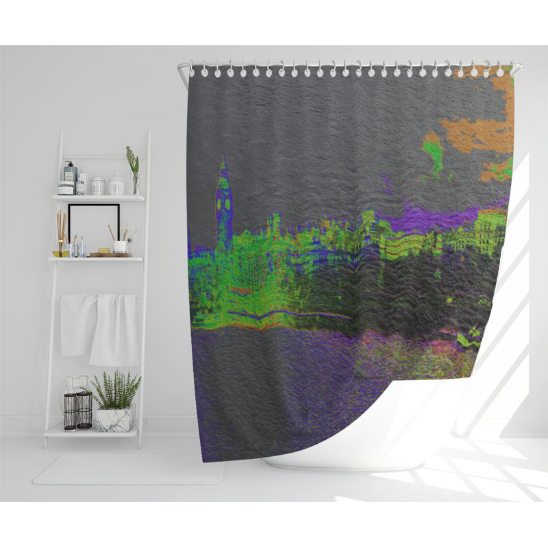 Dilwyn Polyester Shower Curtain Set