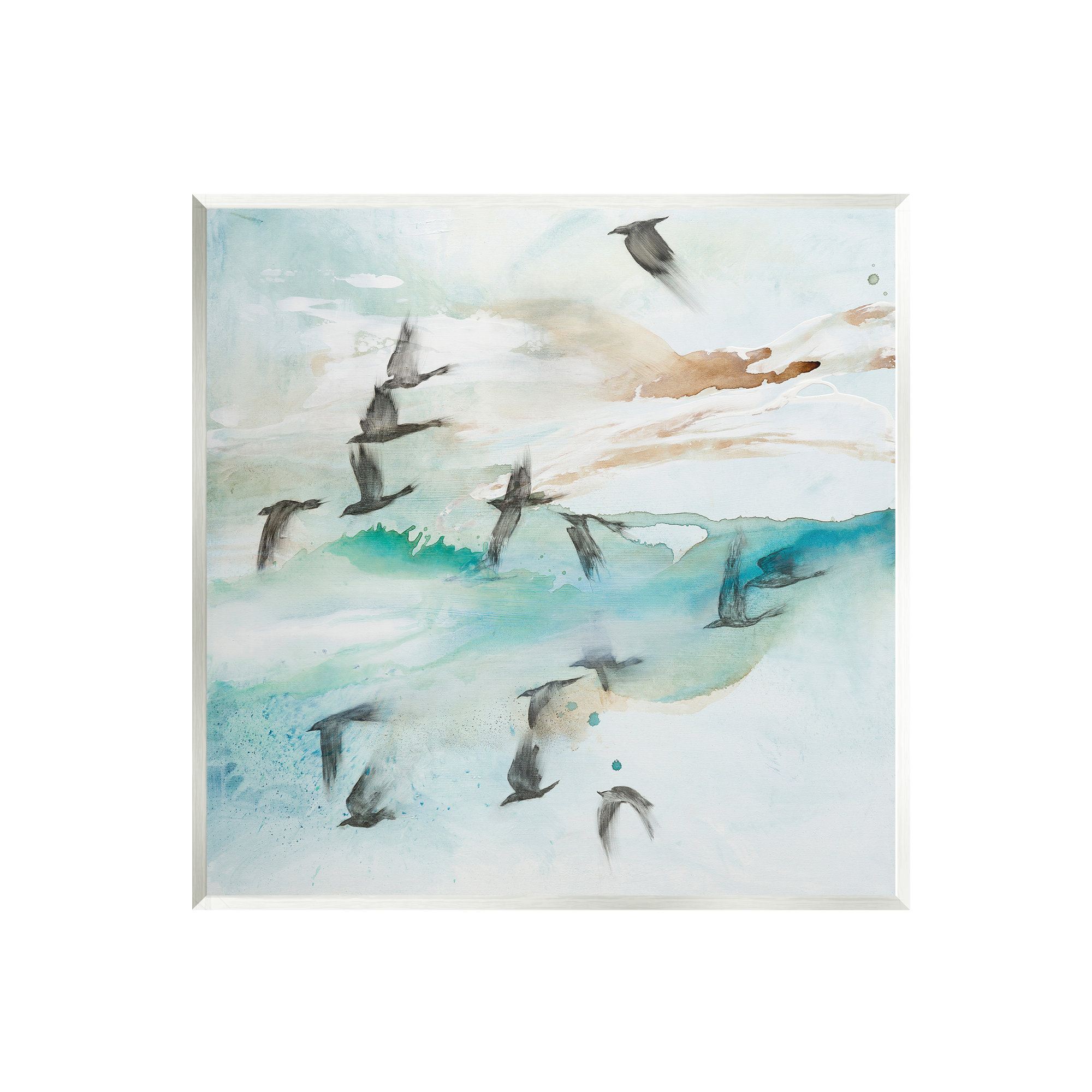 Stupell Industries Contemporary Bird Wings Flapping Speckled Watercolor  Detail On MDF by Tara Leaver Painting - Wayfair Canada