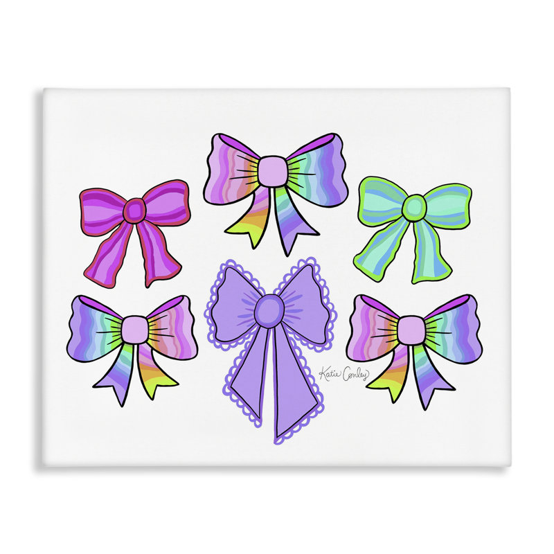 «Playful Bowtastic Ribbons», conception de Katie Conley, H 36 po x l 48 po