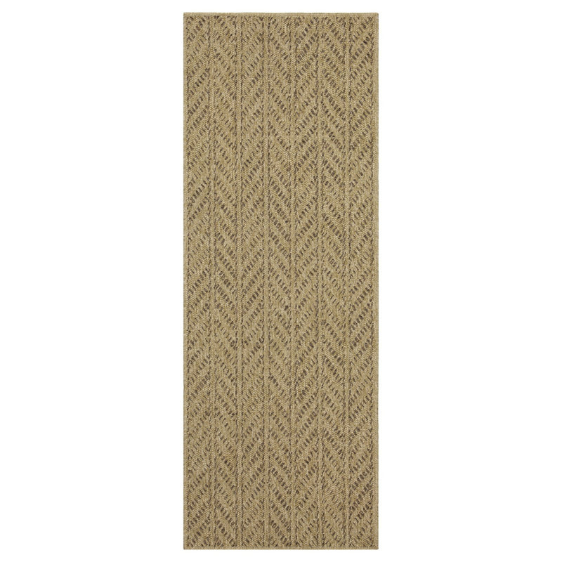 Tapis intérieur / extérieur en jute / noir Earth, Naturel et brun clair, Rectangle 5 pi 3 po x 7 pi 3 po
