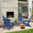 Plastic Folding Adirondack Chair with Adjustable Backrest-1013810292