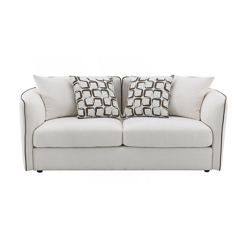 Comfortable Love Seat With 4 Pillows