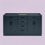 60" Double Bathroom Vanity Base Only