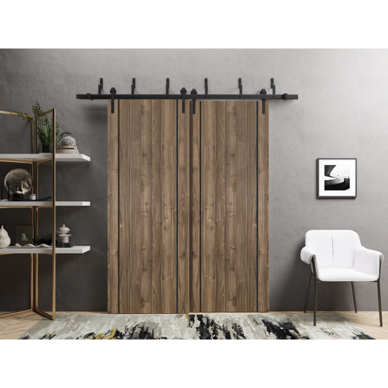 Finition en bois massif manufacturé, 42 po x 96 po, Noyer