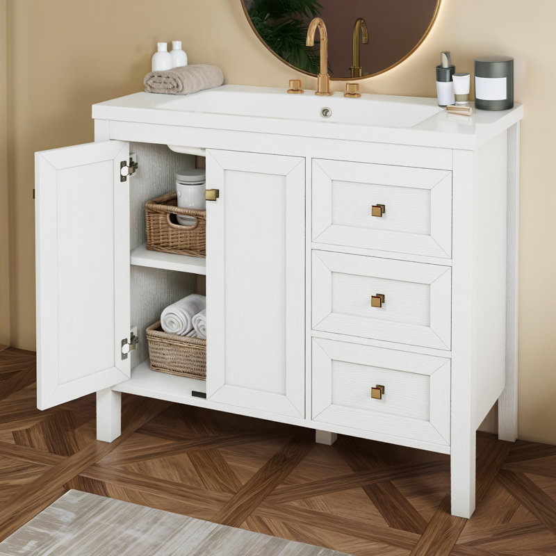 Meuble-lavabo 36 po, Blanc