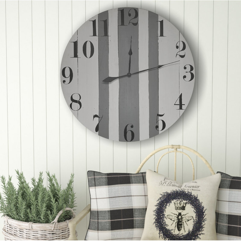 Horloge murale surdimensionnée campagne Aspinwall, Petit