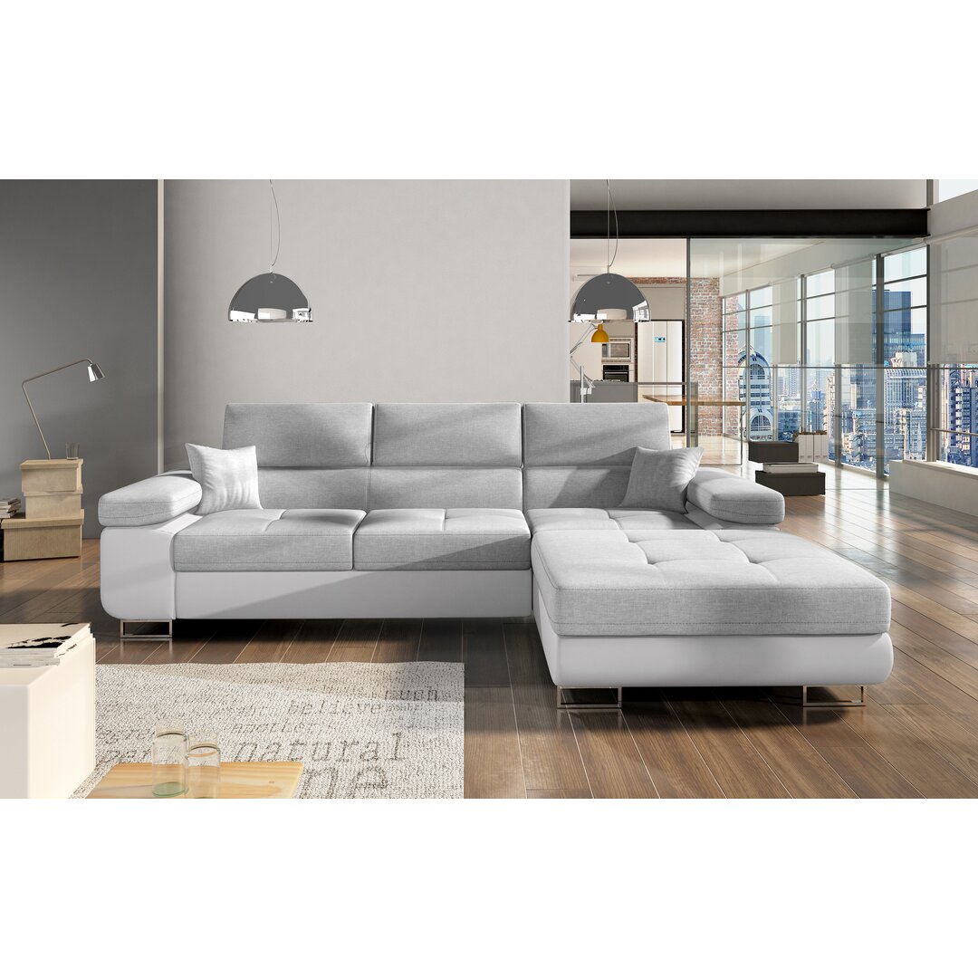 Ecksofa Gautreaux mit Bettfunktion