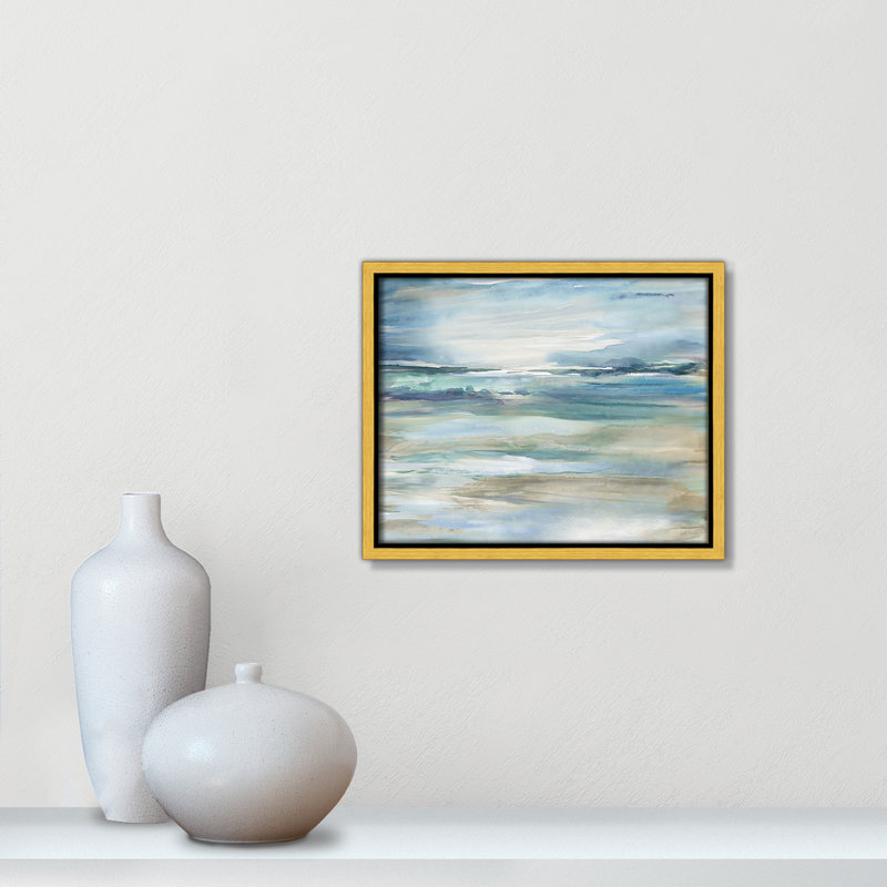 Reflection Skies Print par Carol Robinson, H 9,5 po x l 11,5 po, Doré