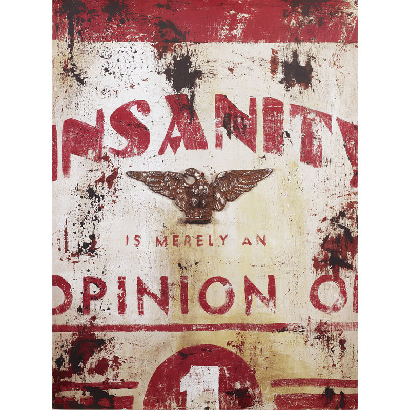 Insanity by Rodney White - Wrapped Canvas Print, 122cm H x 91cm W x 4cm D