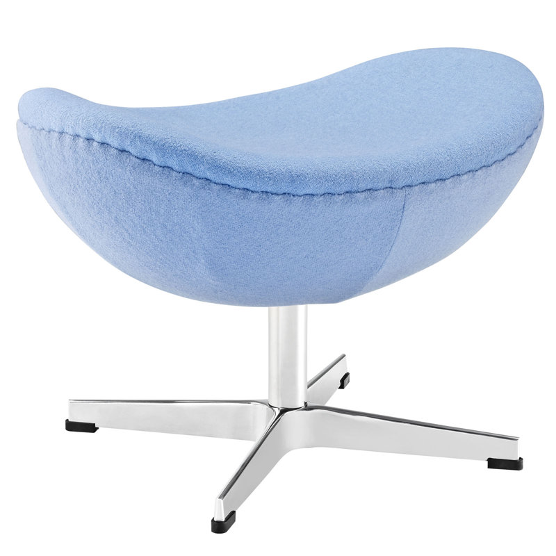 Repose-pieds avec gants, Bleu pastel