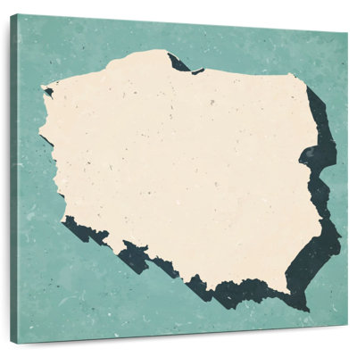 Aliaz Vintage Style Poland Map