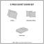 Ensemble de housse de couette pour lit double / grand-117486609